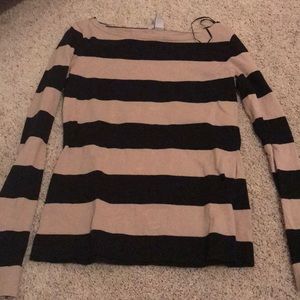 Striped Long Sleeve Blouse